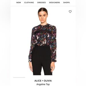 Alice + Olivia Angeline Top
Size XS
